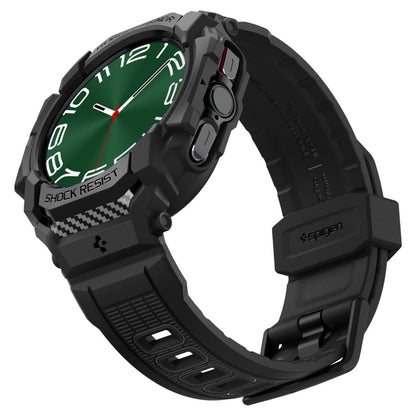 Spigen Rugged Armor Pro Hülle für Samsung Galaxy Watch Ultra, Schwarz ACS08427