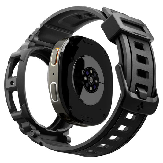 Spigen Rugged Armor Pro Hülle für Samsung Galaxy Watch8 40mm, Mattschwarz ACS10005