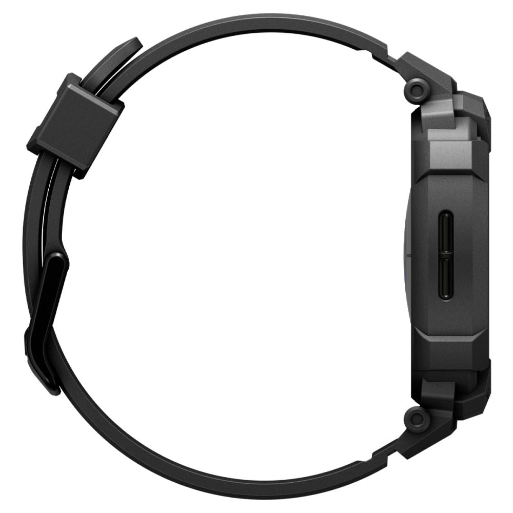 Spigen Rugged Armor Pro Case for Samsung Galaxy Watch8 40mm, Matte Black ACS10005