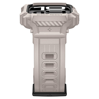 Spigen Rugged Armor Pro V2 Hülle für Apple Watch Series 10 / 11 46mm, Beige ACS10506