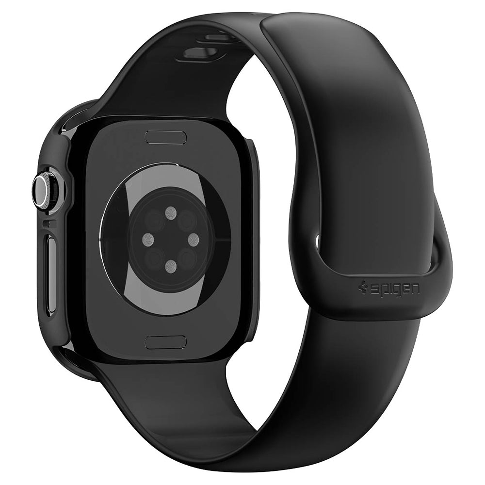 Custodia Spigen Thin Fit per Apple Watch 12 42mm, Nera ACS11880