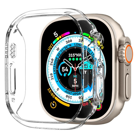 Spigen Thin Fit Hülle für Apple Watch Ultra Series, Transparent ACS05917