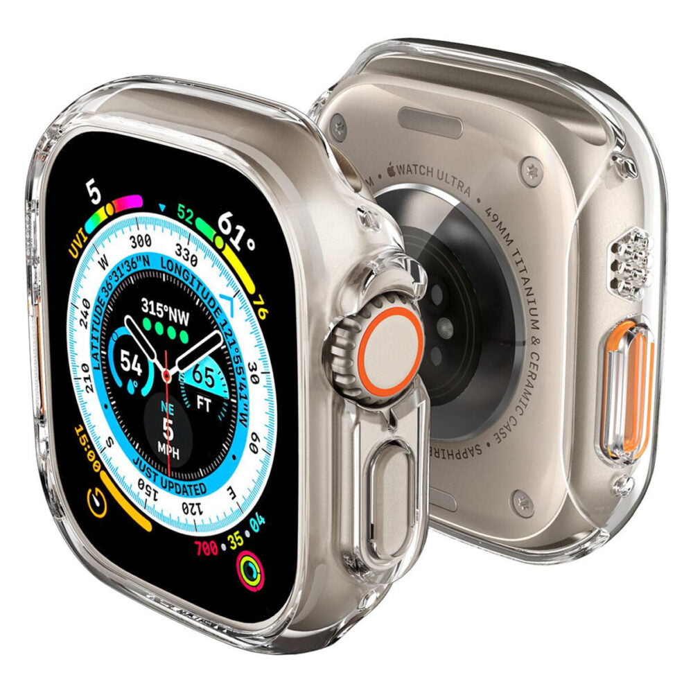 Spigen Thin Fit Hülle für Apple Watch Ultra Series, Transparent ACS05917