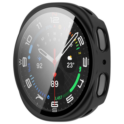 Tech-Protect Defense Hülle für Samsung Galaxy Watch9 / Watch8 40mm, 2er Set, Schwarz / Transparent