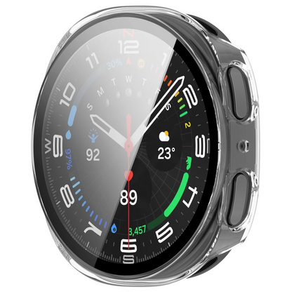 Tech-Protect Defense Hülle für Samsung Galaxy Watch9 / Watch8 40mm, 2er Set, Schwarz / Transparent