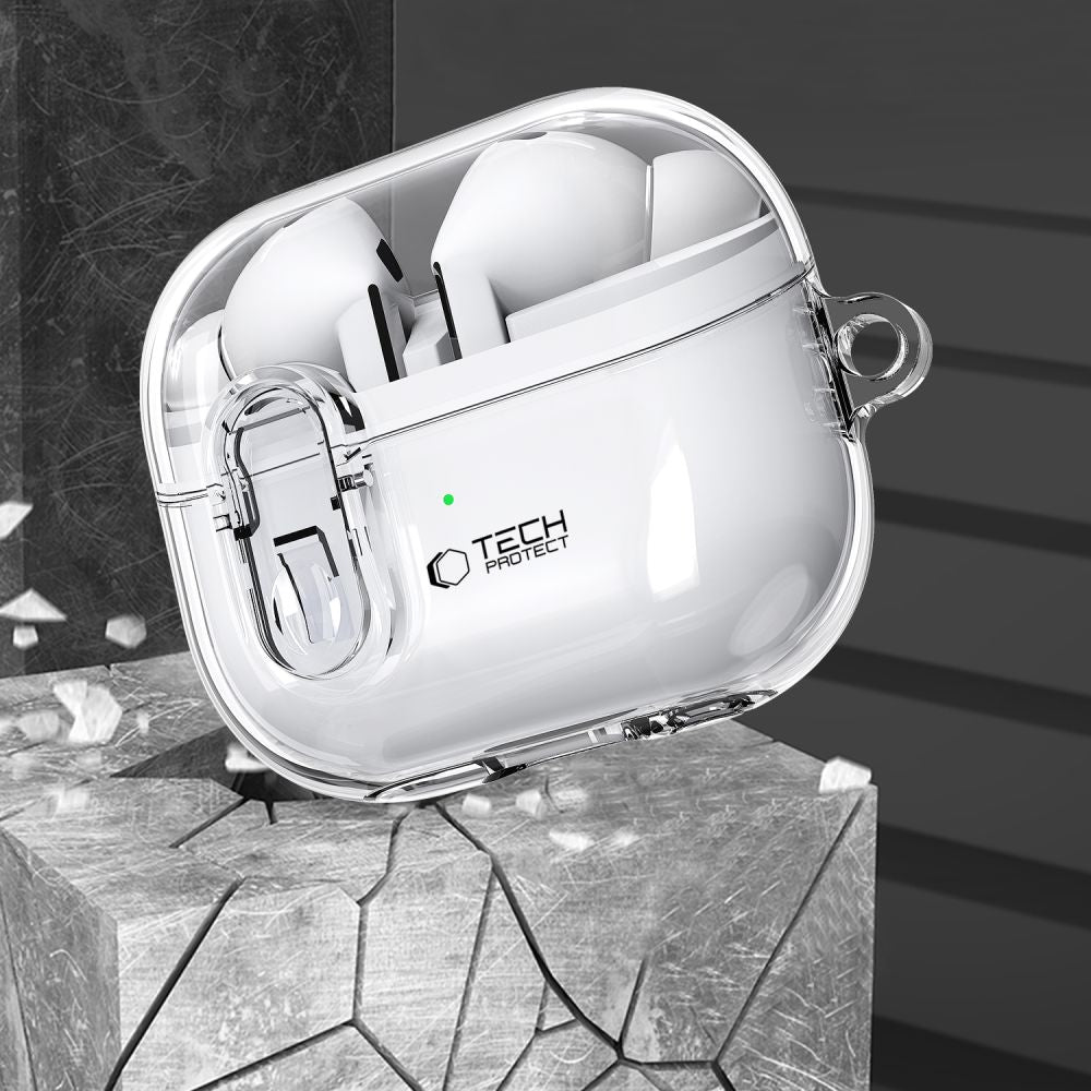 Tech-Protect Flexair Hülle für Samsung Galaxy Buds3 FE / Buds3 Pro / Buds3, Transparent