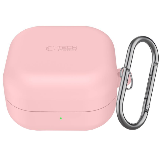 Tech-Protect Silicone Hook Hülle für Samsung Galaxy Buds4 / Buds4 Pro, Rosa