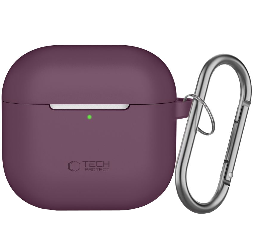 Tech-Protect Silicone Hook Hülle für Apple AirPods 4 / AirPods 5, Weinrot