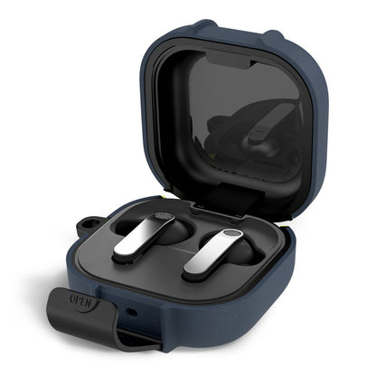 Custodia Tech-Protect Slim Hook per Samsung Galaxy Buds4 / Buds4 Pro, Blu Navy