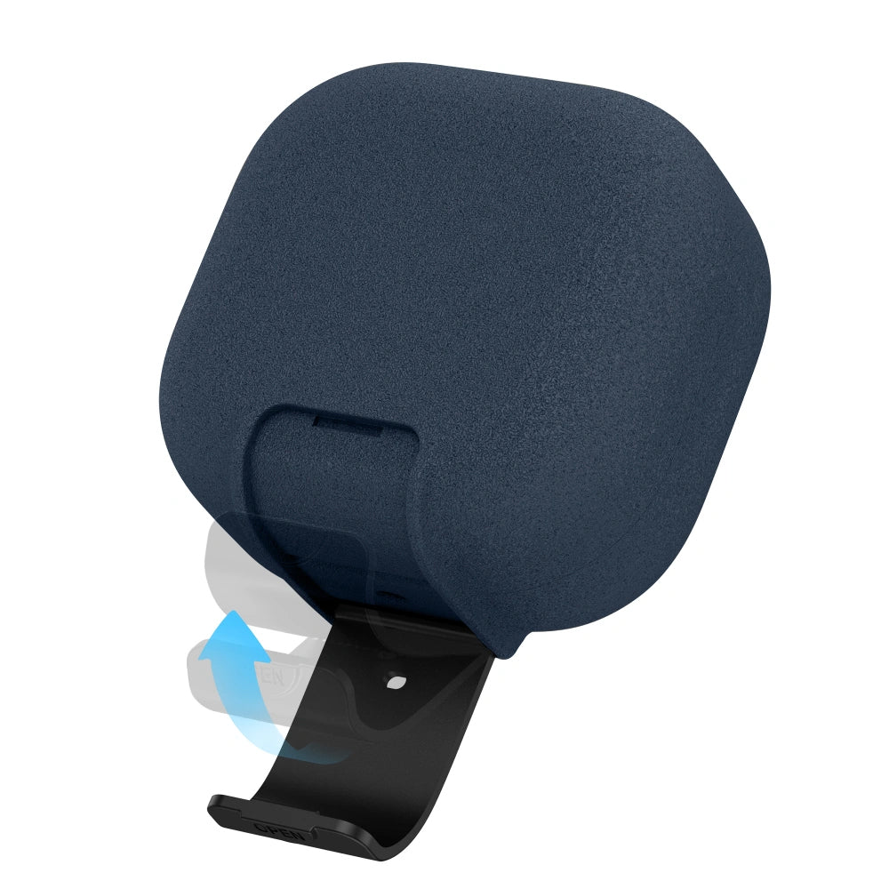 Custodia Tech-Protect Slim Hook per Samsung Galaxy Buds4 / Buds4 Pro, Blu Navy