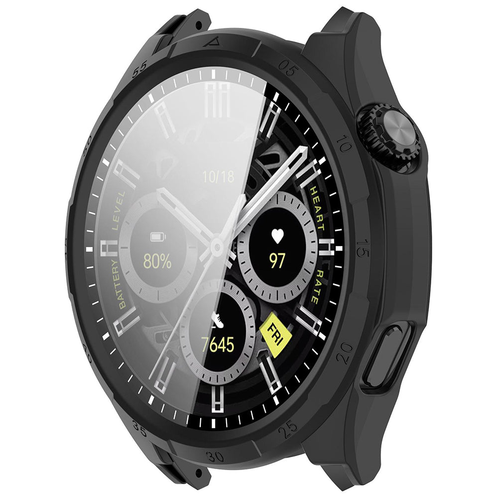 Techsuit Defense360 Pro Hülle für Honor Watch 6, Schwarz