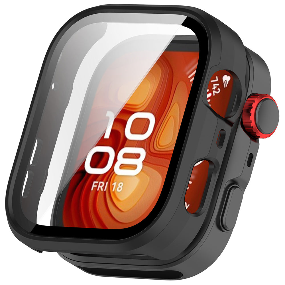 Custodia Techsuit Defense360 Pro per Huawei Watch Fit 5 Pro, Nera