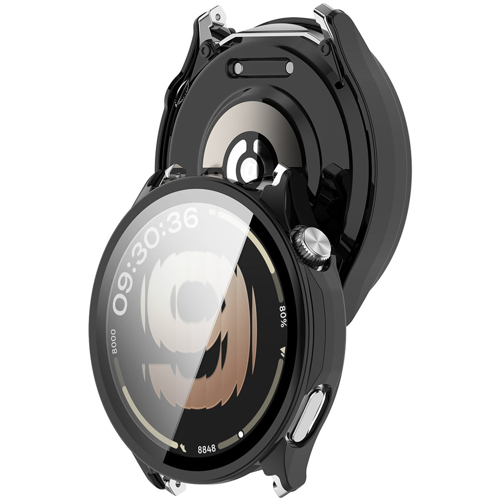 Housse Techsuit Defense360 Pro pour Oppo Watch S / OnePlus Watch Lite, Noire