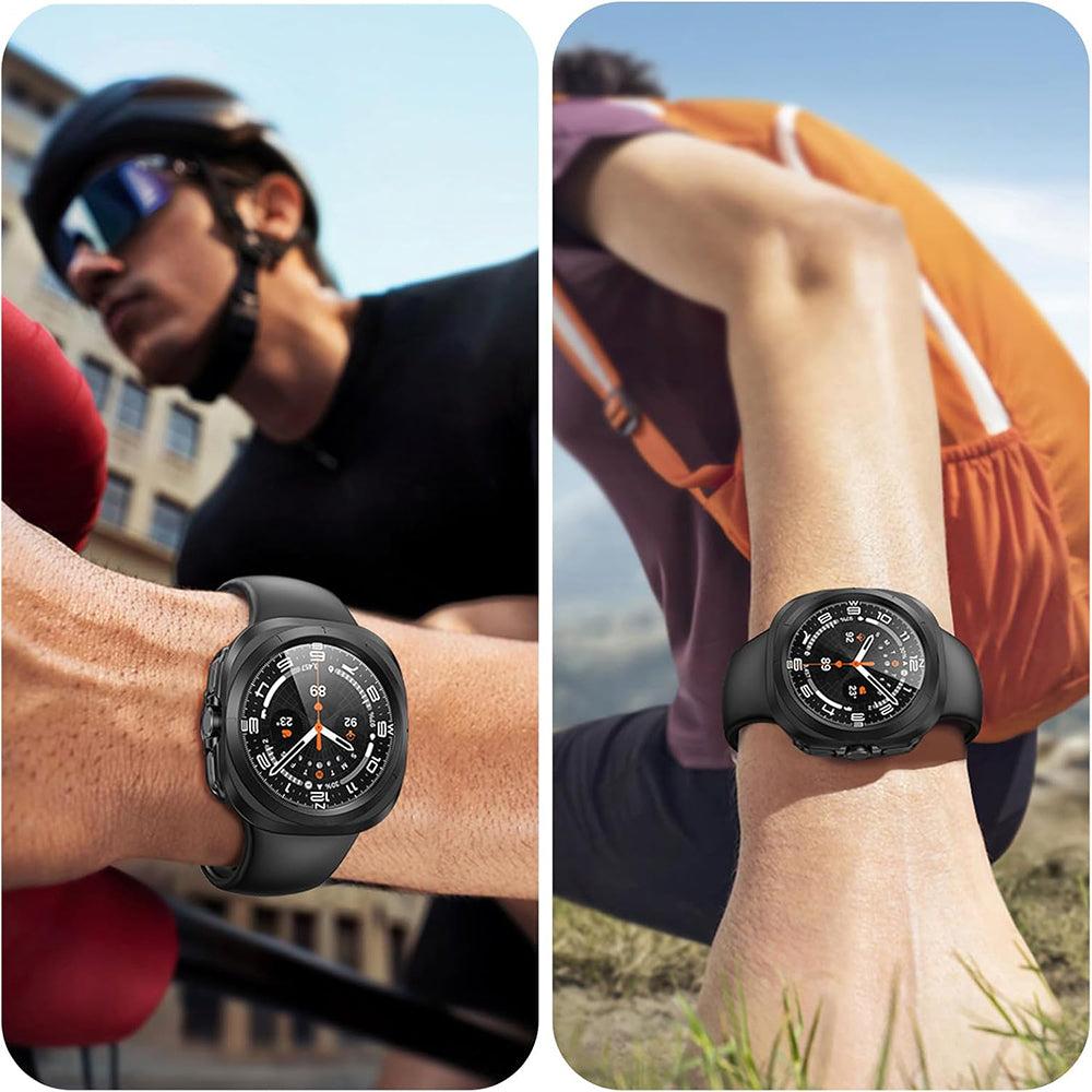 Custodia Techsuit Defense360 Pro per Samsung Galaxy Watch Ultra, Nera