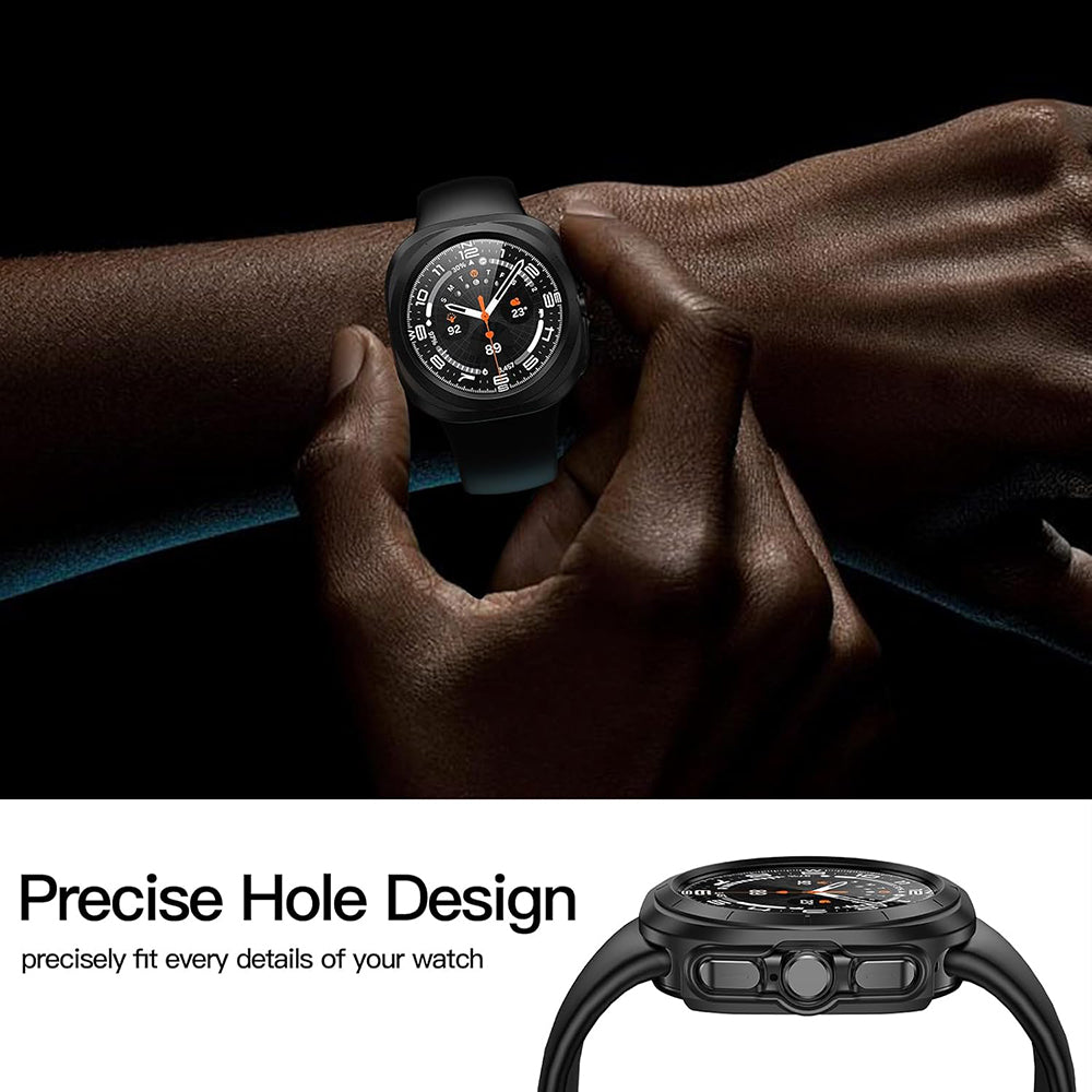 Custodia Techsuit Defense360 Pro per Samsung Galaxy Watch Ultra, Nera