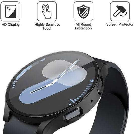 Custodia Techsuit Defense360 Pro per Samsung Galaxy Watch7 40mm, Nera