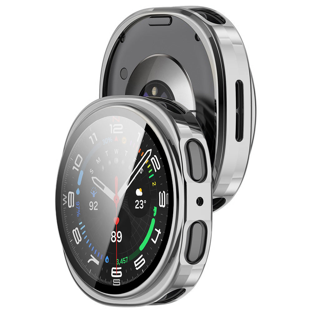 Custodia Techsuit Defense360 Pro per Samsung Galaxy Watch8 40mm, Argento