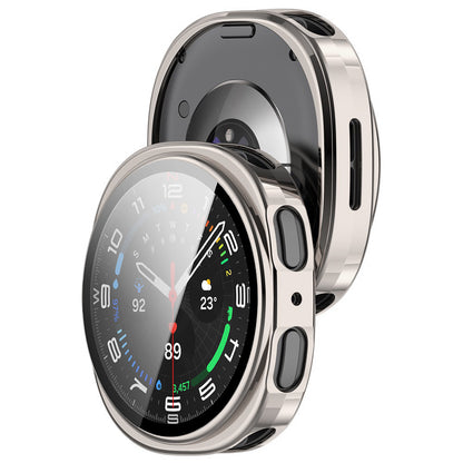 Custodia Techsuit Defense360 Pro per Samsung Galaxy Watch8 44mm, Argento Perla