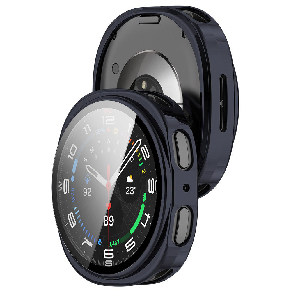 Custodia Techsuit Defense360 Pro per Samsung Galaxy Watch8 44mm, Blu Navy