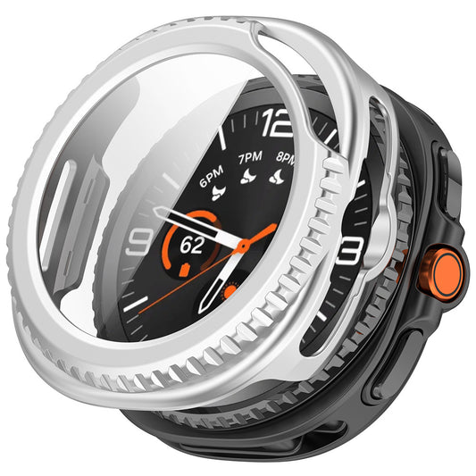 Custodia Techsuit Defense360 Pro per Samsung Galaxy Watch8 Classic, Argento