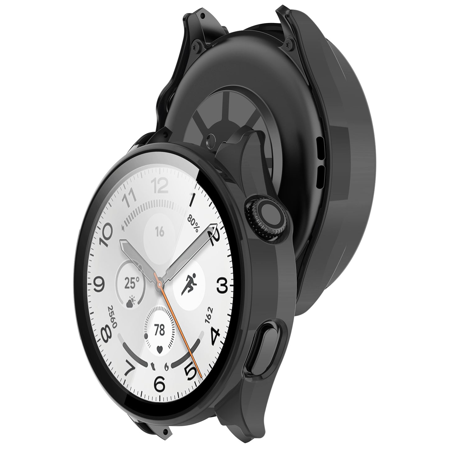 Custodia Techsuit Defense360 Pro per Xiaomi Watch 5, Nera