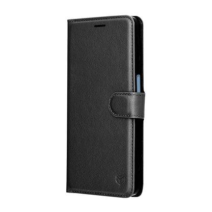 Custodia per Samsung Galaxy A07 4G A075, Techsuit, Leather Folio, Nera