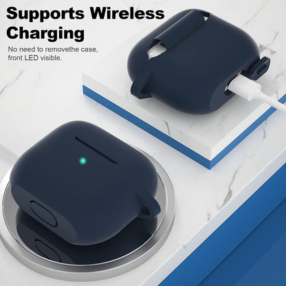Custodia Techsuit Silicone per Apple AirPods 3, Blu Navy
