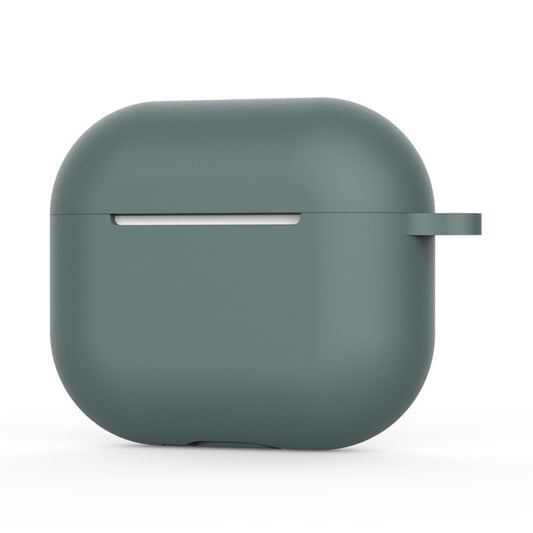Coque Techsuit Silicone pour Apple AirPods 4, Vert Foncé