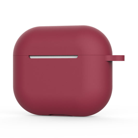 Coque Techsuit Silicone pour Apple AirPods 4, Bordeaux