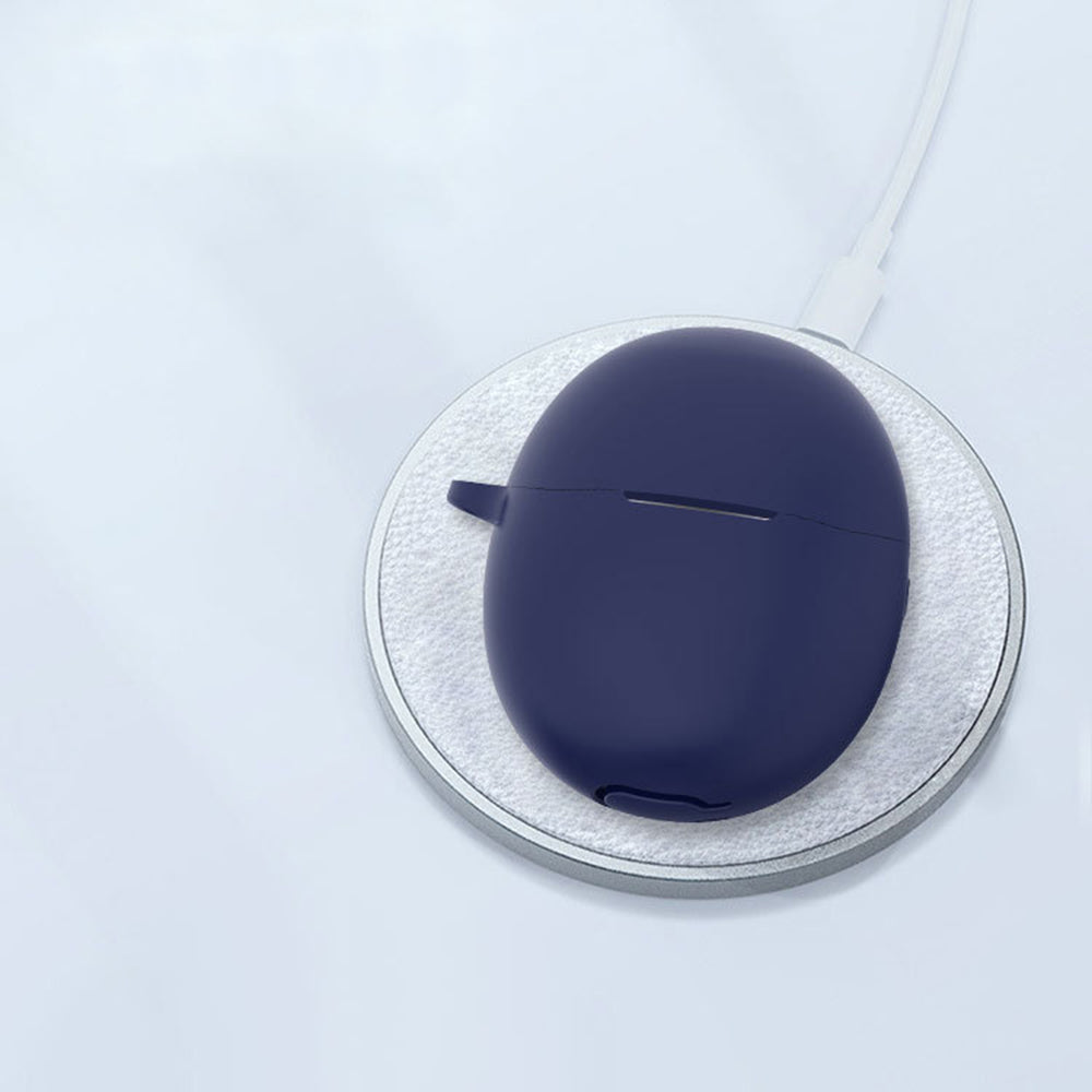 Custodia Techsuit Silicone per Huawei FreeBuds 5, Nera