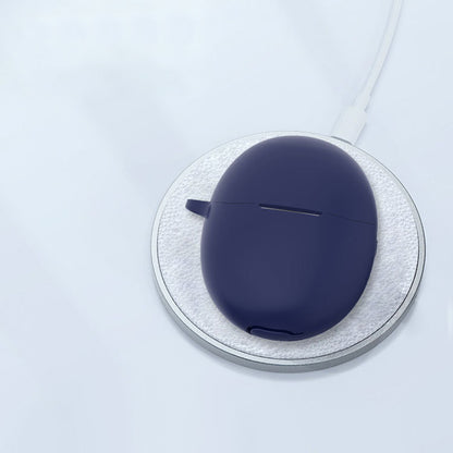 Custodia Techsuit Silicone per Huawei FreeBuds 5, Nera