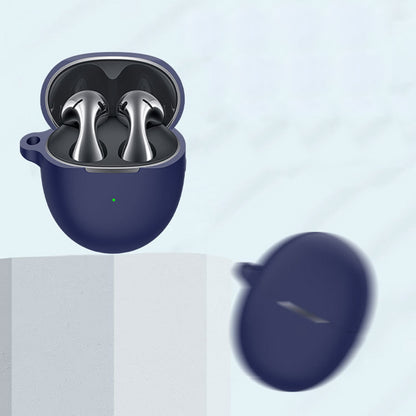 Custodia Techsuit Silicone per Huawei FreeBuds 5, Nera