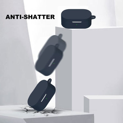 Custodia Techsuit Silicone per OnePlus Buds Pro 2, Nera