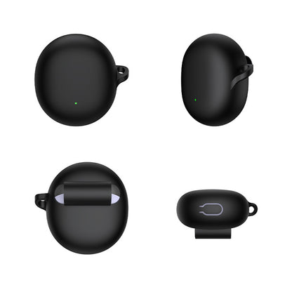 Custodia Techsuit Silicone per Oppo Enco Air3, Nera