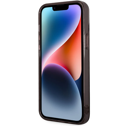 Custodia per Apple iPhone 14 Plus, Karl Lagerfeld, Gradient Karl & Choupette, Nera