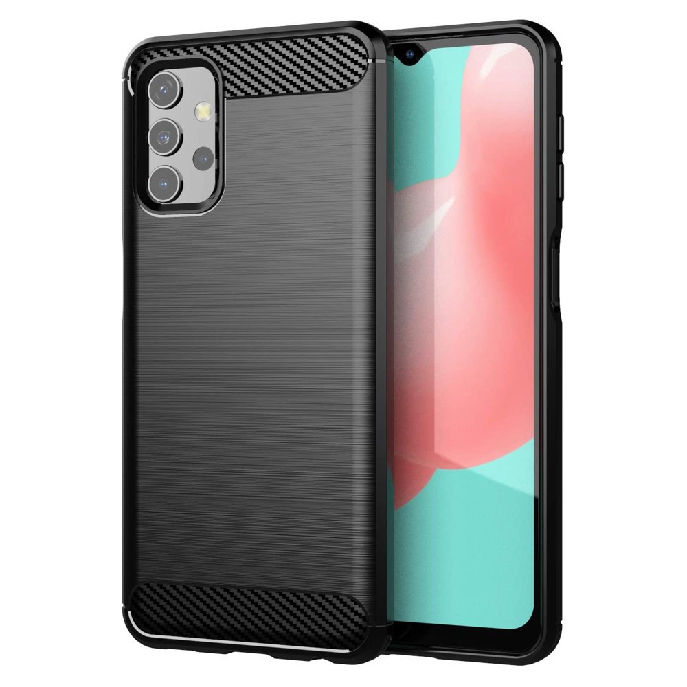 Coque pour Samsung Galaxy A32 A325, OEM, Carbone, Noire