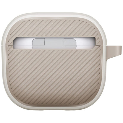 UNIQ Clyde Hülle für Apple AirPods 4, Beige Grau