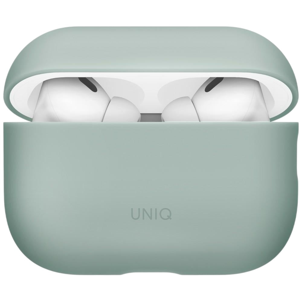 Coque UNIQ Lino pour Apple AirPods Pro 3, Vert Menthe
