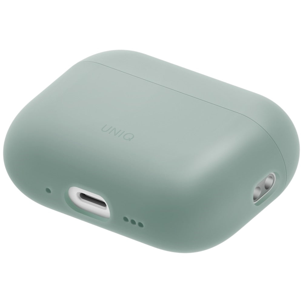 Coque UNIQ Lino pour Apple AirPods Pro 3, Vert Menthe