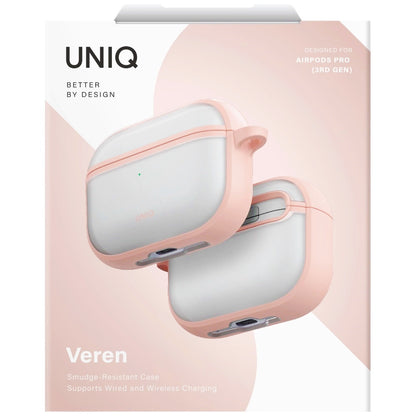 UNIQ Veren Case for Apple AirPods Pro 3, Pink