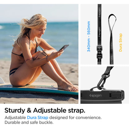 Housse Universelle Waterproof pour Téléphone 3.5inch - 7inch, Spigen, A601, Noire AMP04525