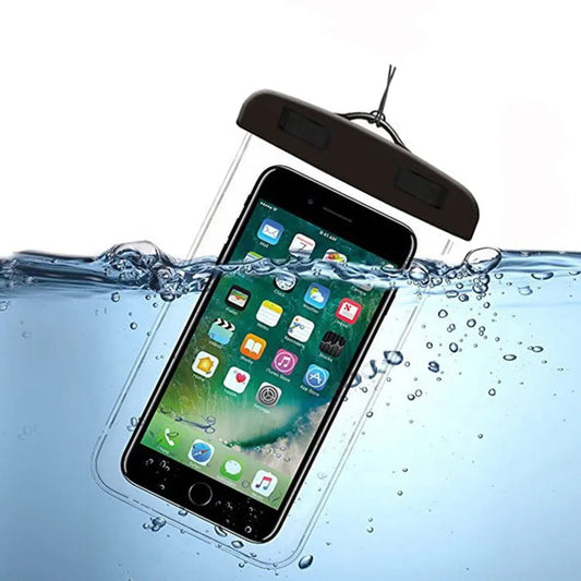 Housse Universelle Étanche pour Téléphone max. 6,5 pouces, Techsuit, Noire