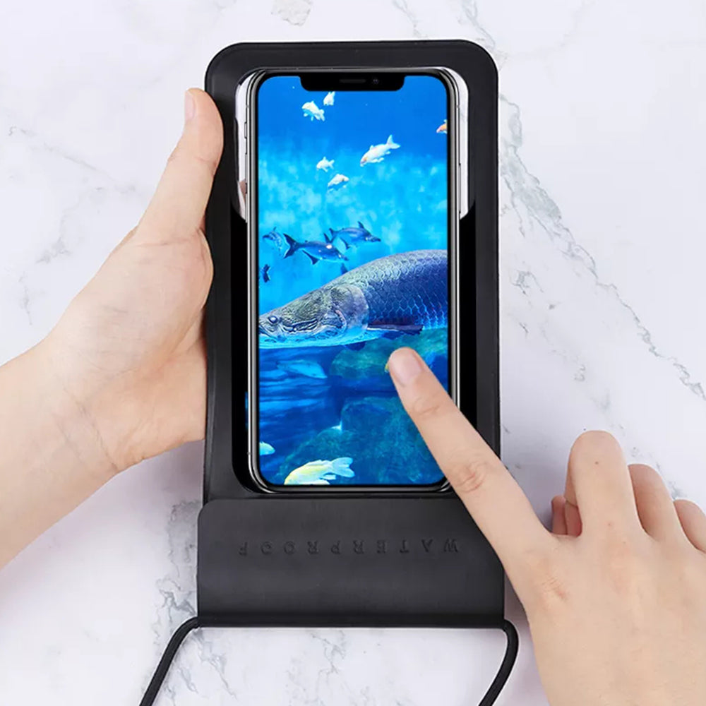 Custodia Universale Waterproof per Telefono max. 6.8 pollici, Techsuit, TWC1, Dorata