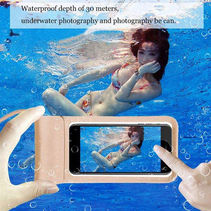 Custodia Universale Waterproof per Telefono max. 6.8 pollici, Techsuit, TWC1, Turchese