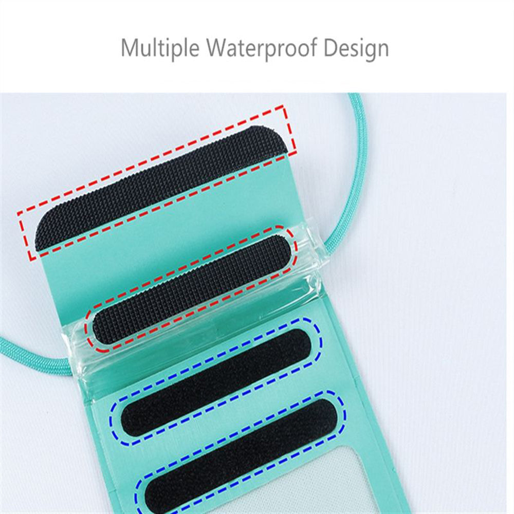 Custodia Universale Waterproof per Telefono max. 6.8 pollici, Techsuit, TWC1, Turchese