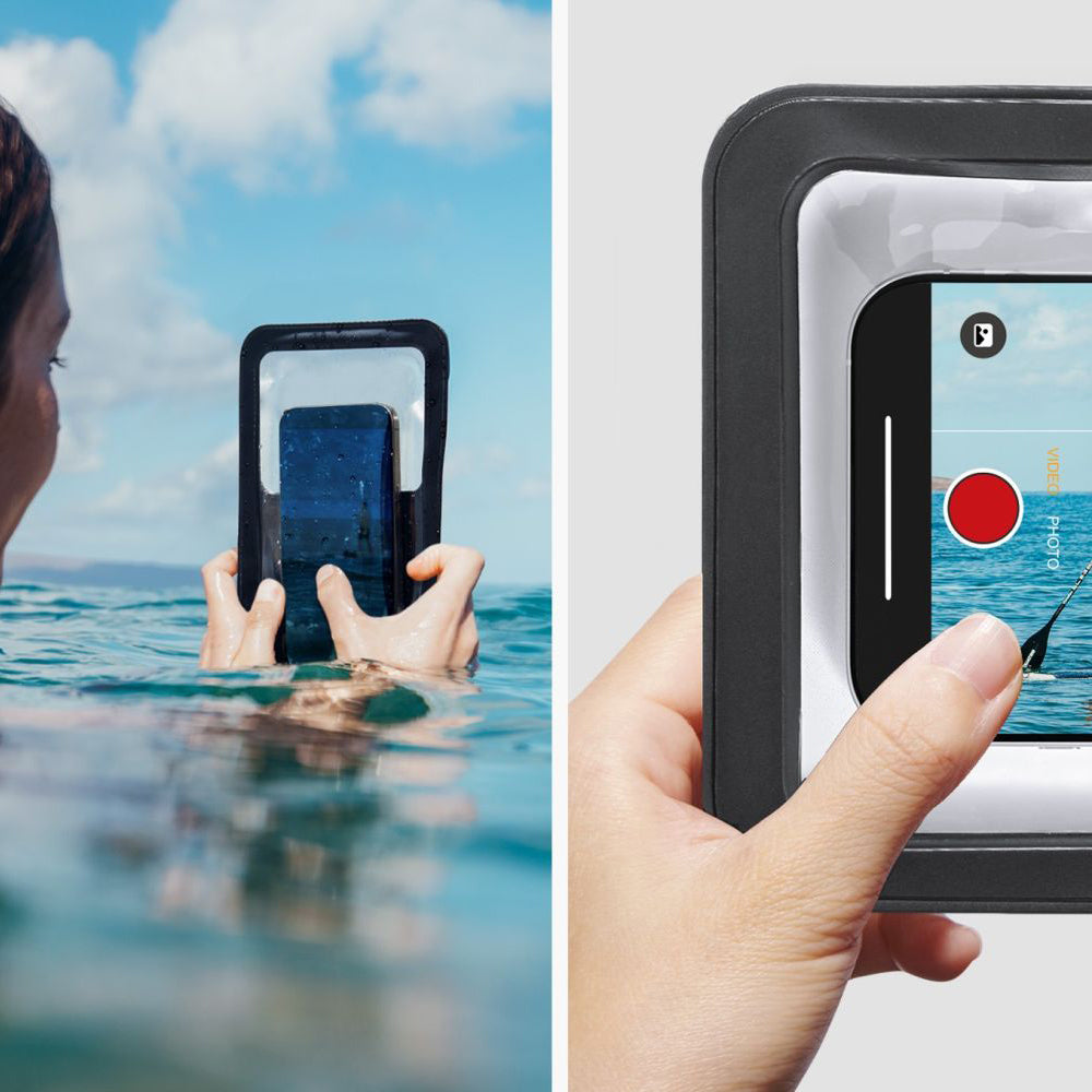 Housse Universelle Waterproof pour Téléphone max. 6.9 pouces, Spigen, A603, Noire ACS09745