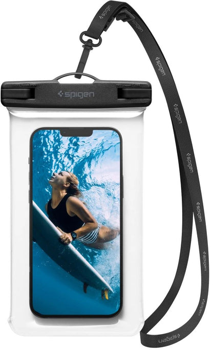 Custodia Universale Waterproof per Telefono max. 8.2inch, Spigen, A601, Trasparente