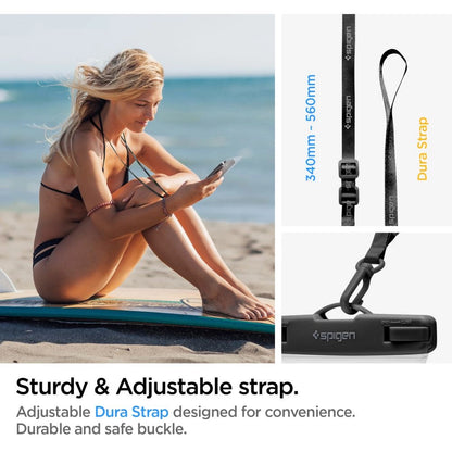 Custodia Universale Waterproof per Telefono max. 8.2inch, Spigen, A601, Trasparente