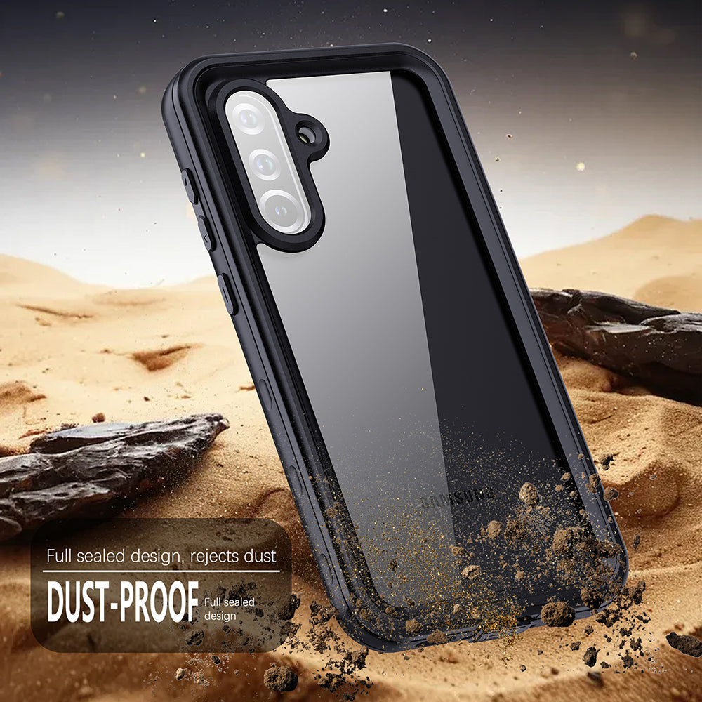 Coque étanche pour Samsung Galaxy A36 A366, ShellBox, Noire
