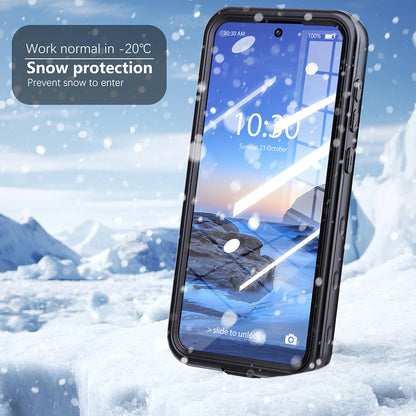 Coque étanche pour Samsung Galaxy A36 A366, ShellBox, Noire